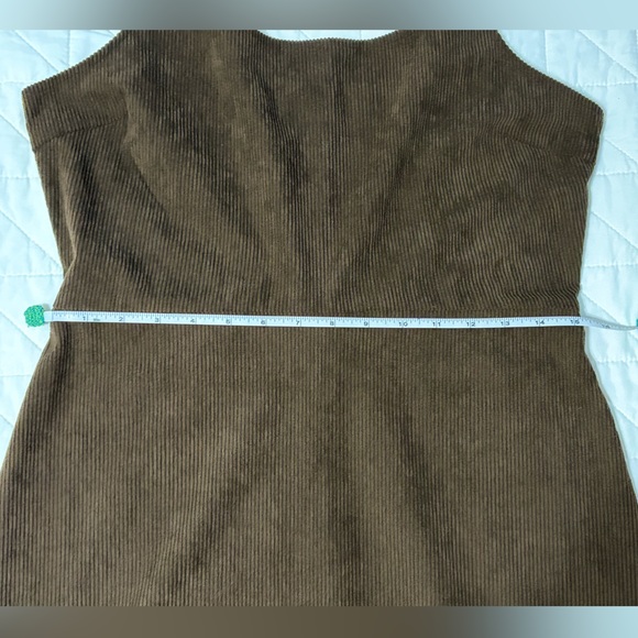 Riley & James Brown Corduroy Mini Dress | Juniors XL (Fits like Women's M) - Picture 9 of 11